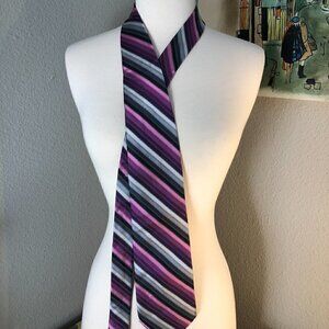 Gatsby Striped 100% Silk Necktie